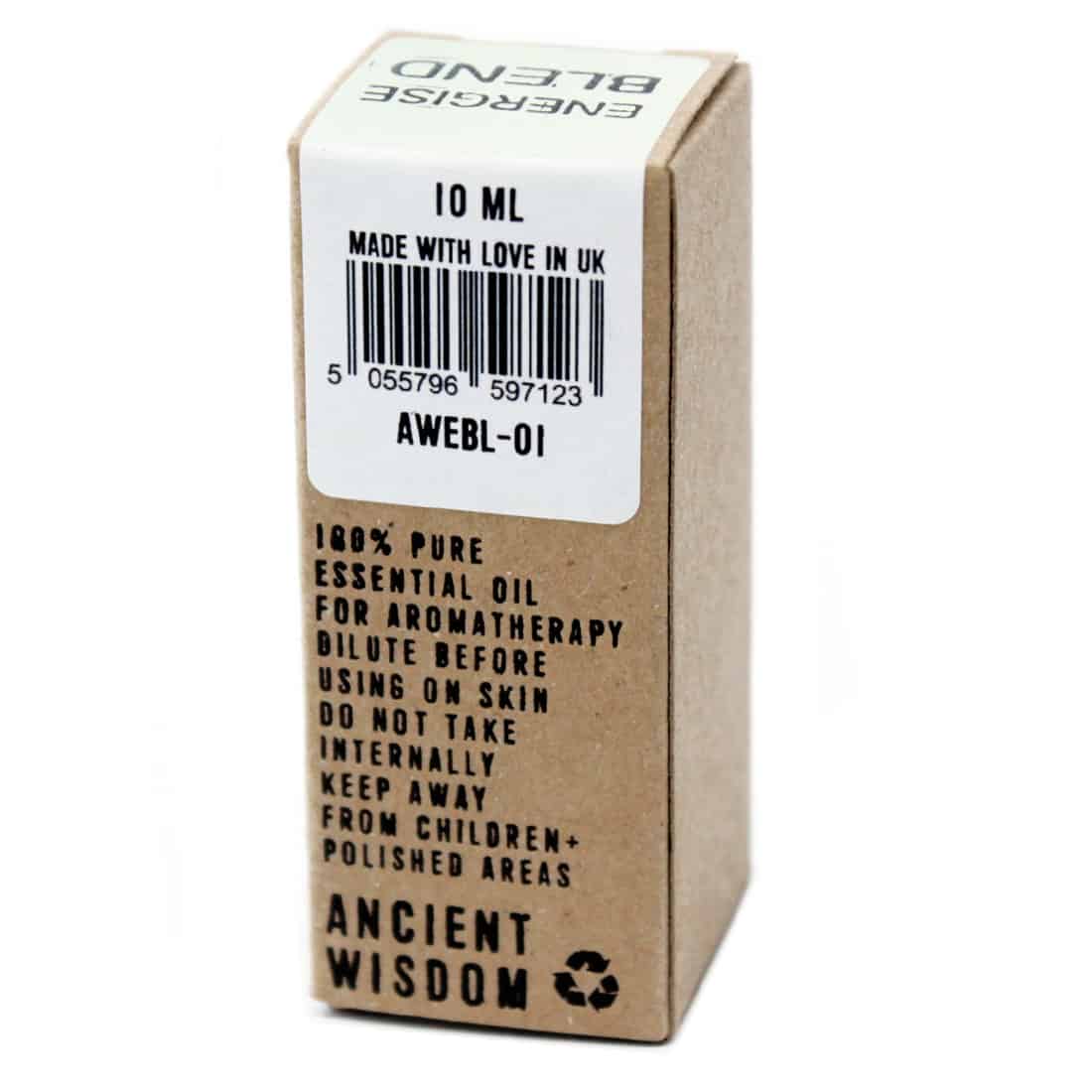 Ancient - 'BLEND' Energise Æterisk Olie 10 ml - Billede 3