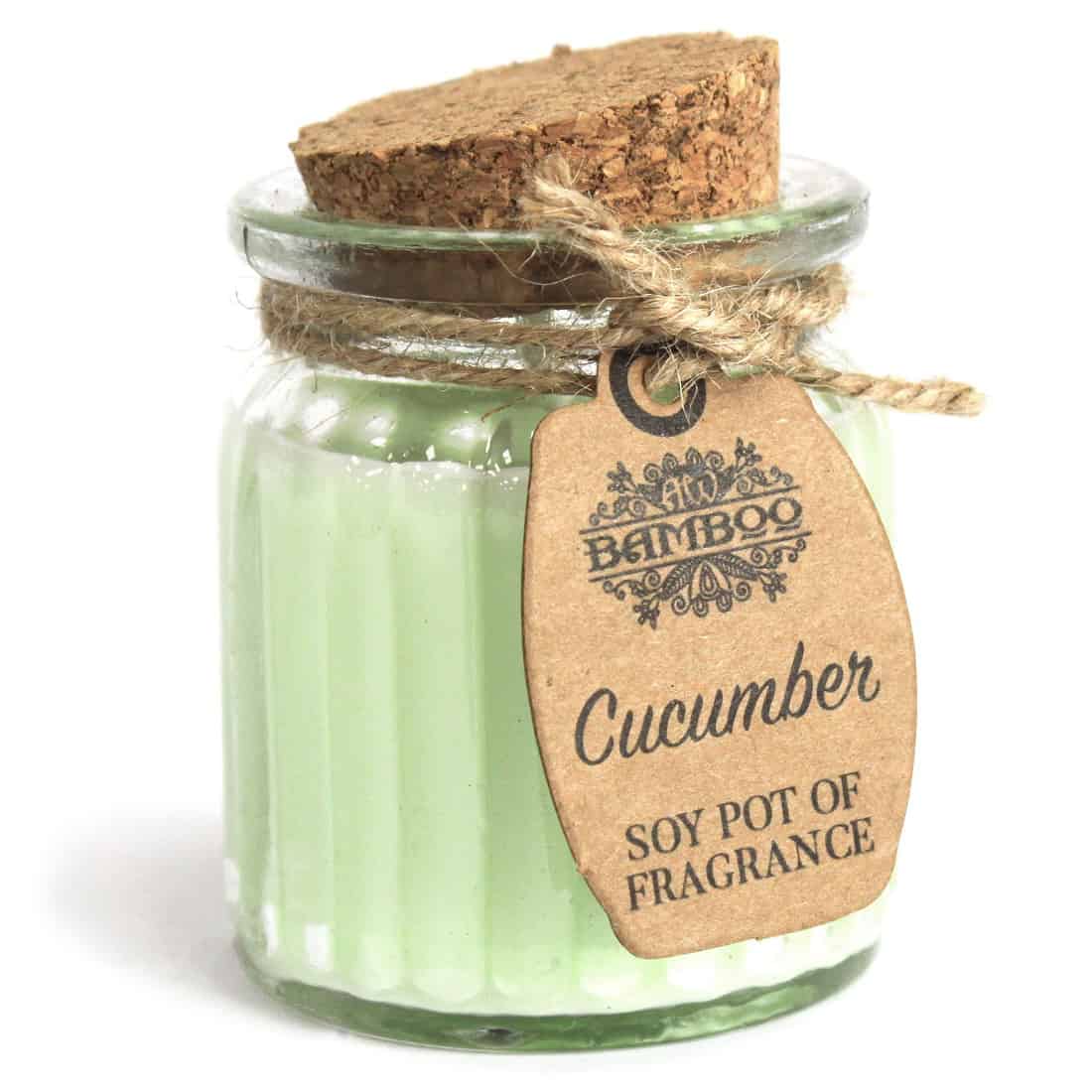 Bamboo - Agurk Soy Pot Duftlys