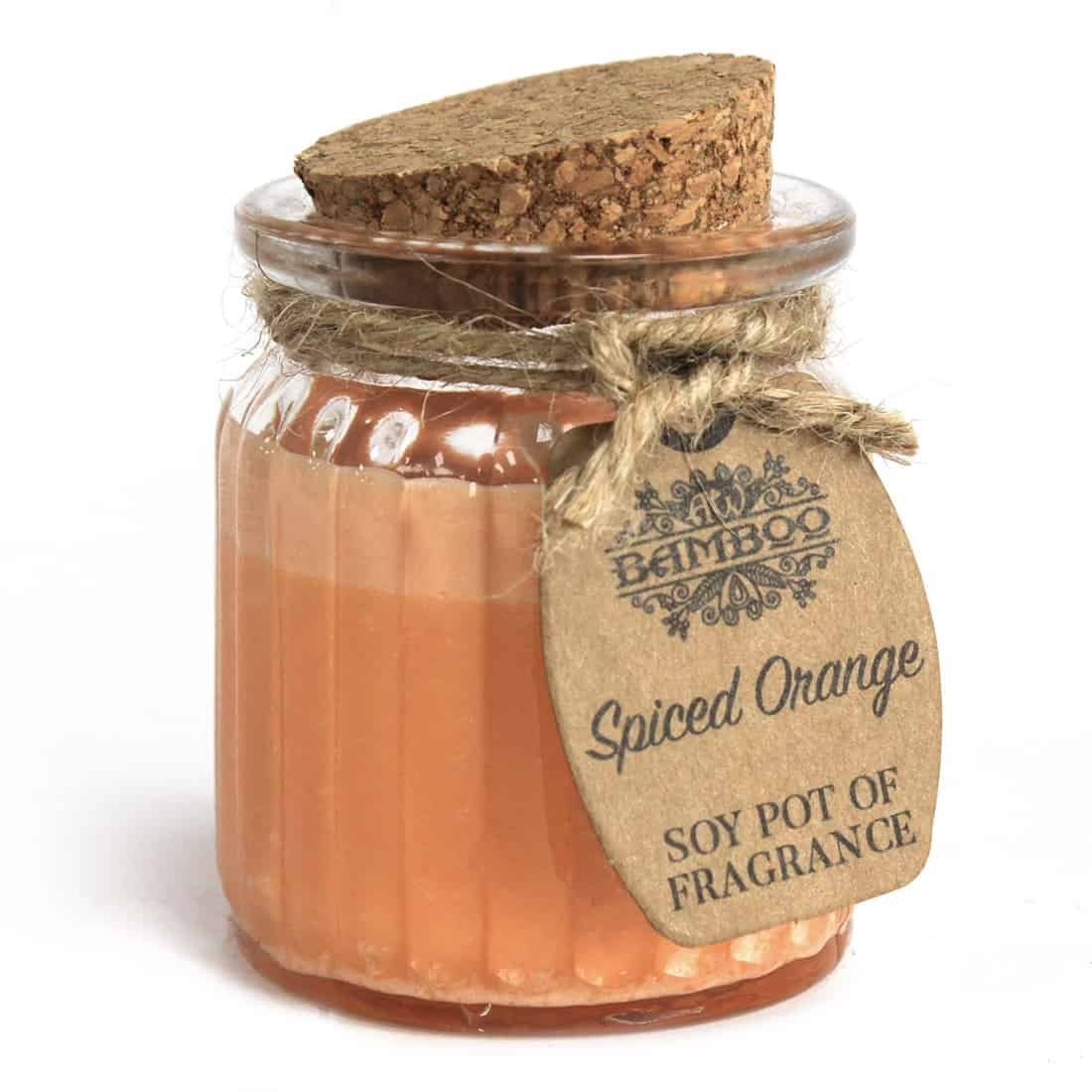 Bamboo - Krydret Appelsin Soy Pot Duftlys
