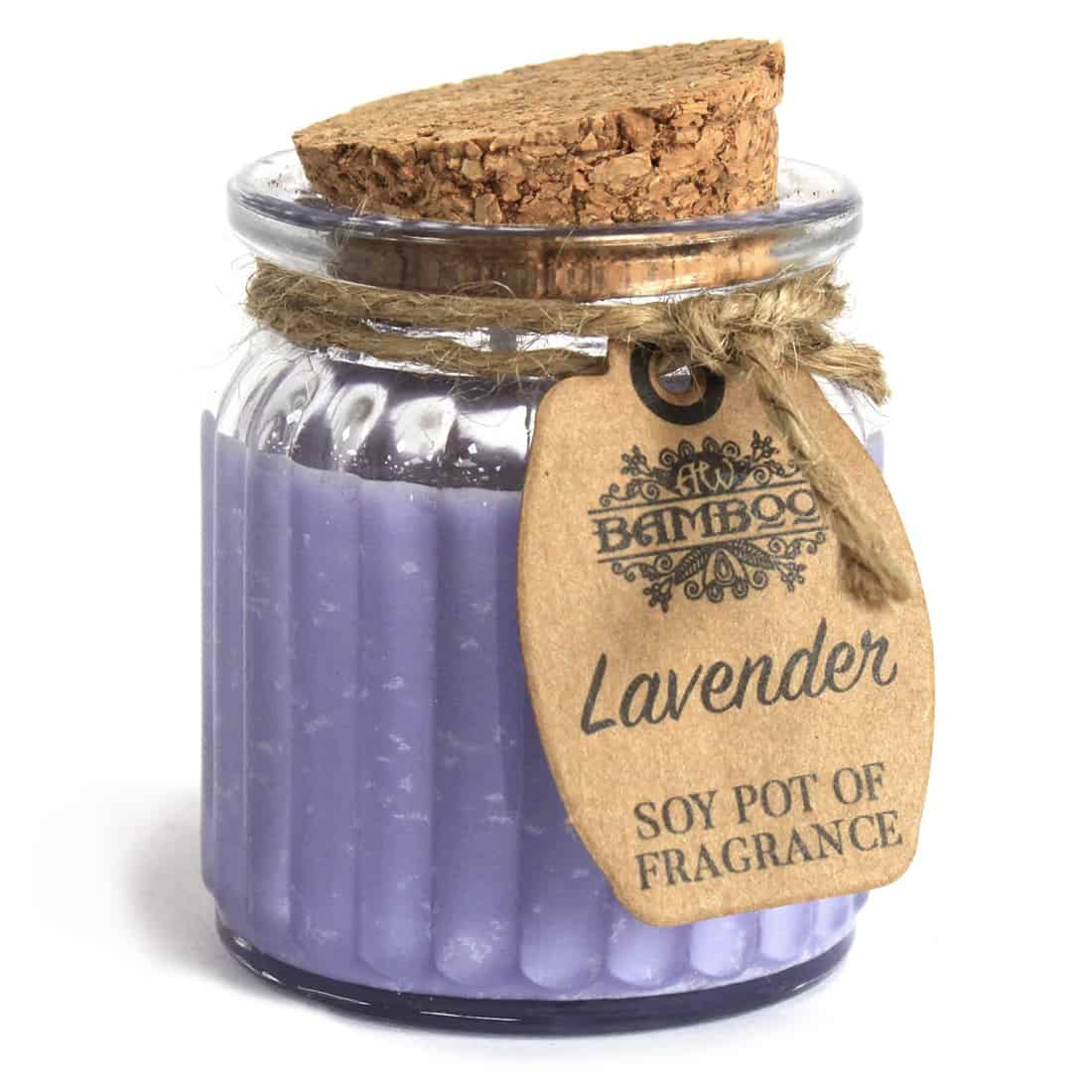 Bamboo - Lavendel Soy Pot Duftlys