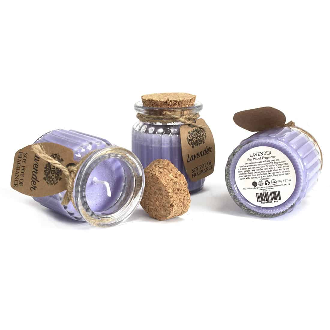 Bamboo - Rose Soy Pot Duftlys - Billede 2