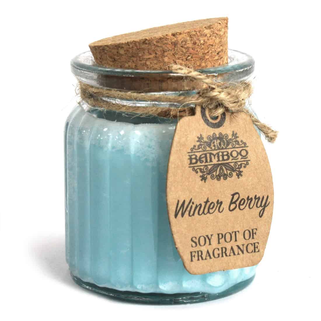 Bamboo - Vinterbær Soy Pot Duftlys