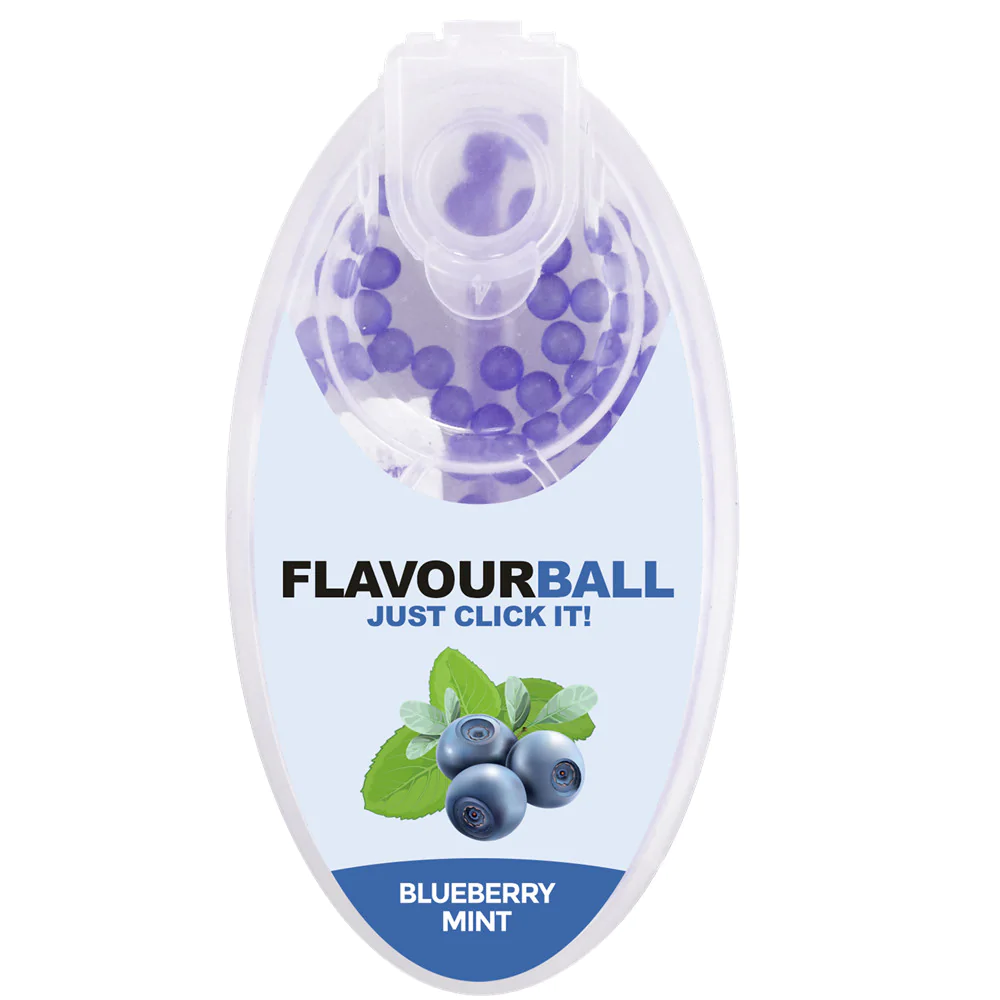 Flavourball - Blåbær Aroma Klik Kugler 100 stk