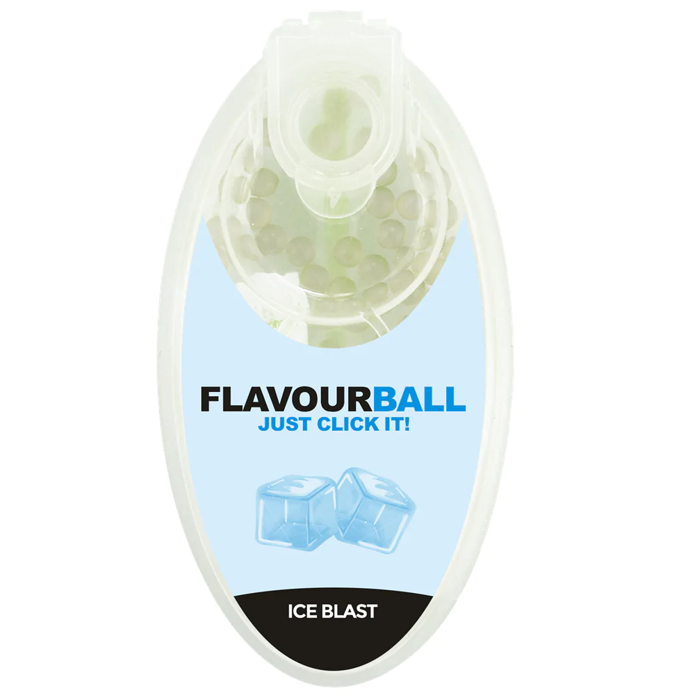 Flavourball - Ice Blast Aroma Klik Kugler 100 stk - Aroma Kugler