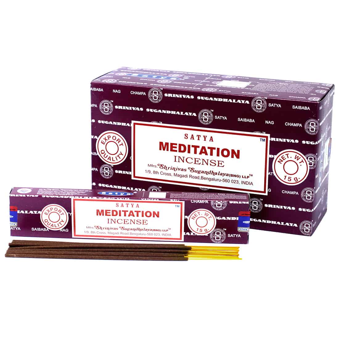 Satya - Meditation Røgelsespinde 15 gram - Billede 2