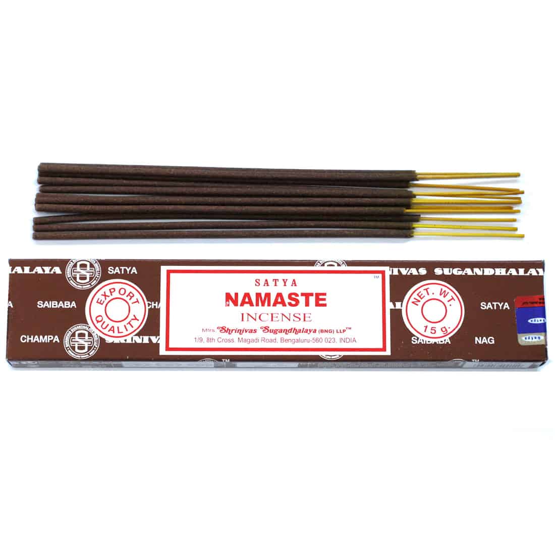 Satya - Namaste Røgelsespinde 15 gram