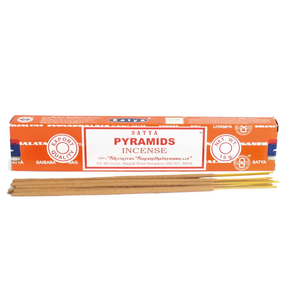 Satya - Pyramids Røgelsespinde 15 gram