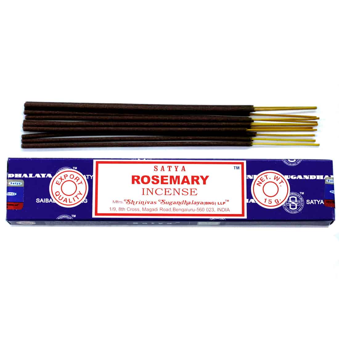 Satya - Rosemary Røgelsespinde 15 gram