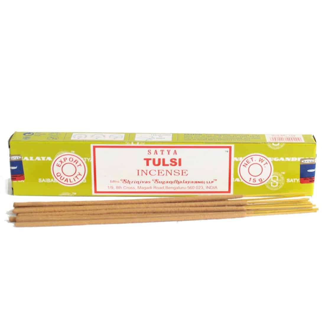Satya - Tulsi Røgelsespinde 15 gram