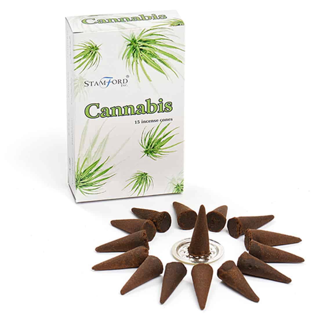 Stamford - Røgelse Kegler Cannabis 15 stk